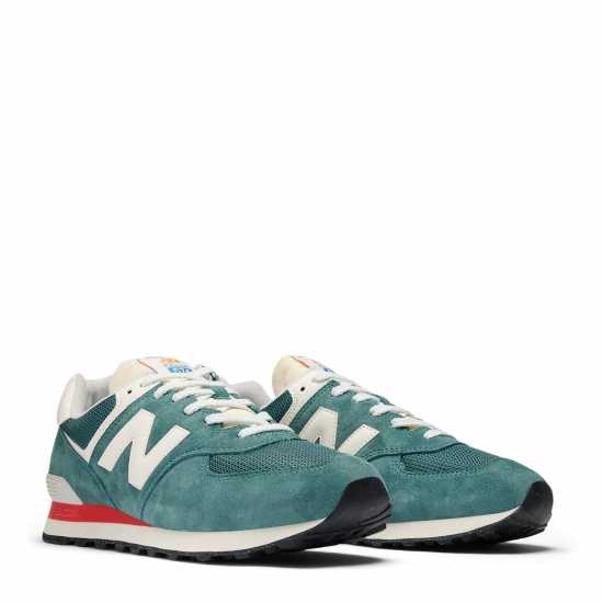 New Balance 574 Зелено/Бяло 