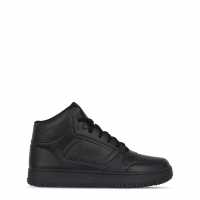 Slazenger Tower Wint Hi Trainers Mens Черно/Черно 