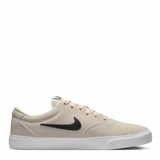 Nike Charge Low Suede Shoes Mens Бяло/Черно 