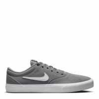 Nike Charge Low Suede Shoes Mens Сиво/Бяло Nike Charge Low Suede Shoes Mens Сиво/Бяло