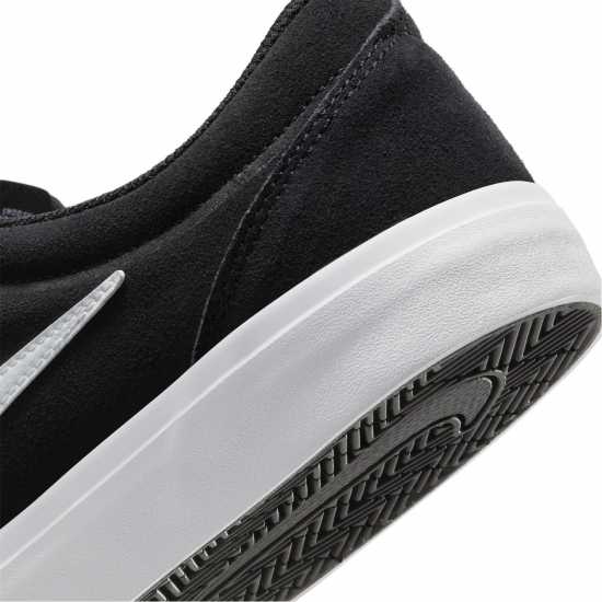 Nike Charge Low Suede Shoes Mens Черно/Бяло 