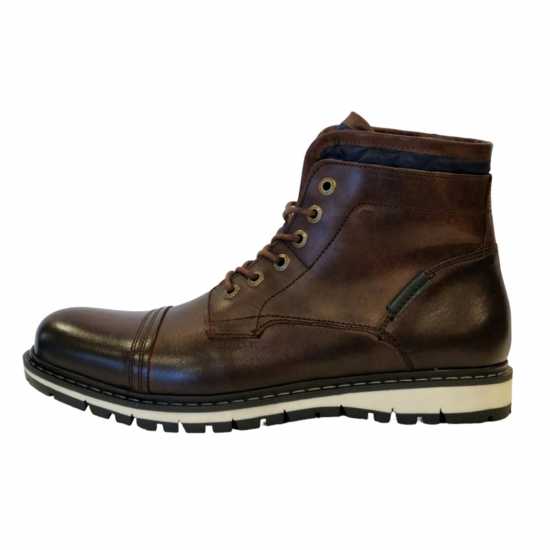 Мъжки боти и ботуши Firetrap Мъжки Кожени Боти Aubin Mess Boots Mens Кафяво Firetrap Мъжки Кожени Боти Aubin Mess Boots Mens Кафяво Мъжки боти и ботуши