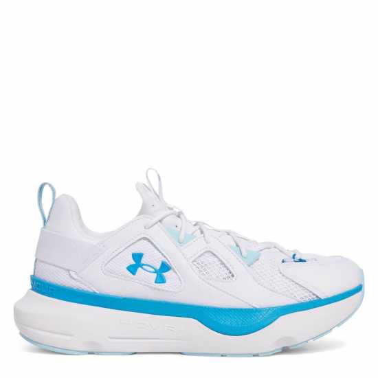 Under Armour Unisex Adults Infinite Sportstyle Runner Бяло/Поток/Синьо 