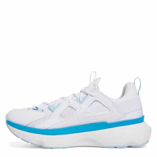 Under Armour Unisex Adults Infinite Sportstyle Runner Бяло/Поток/Синьо 