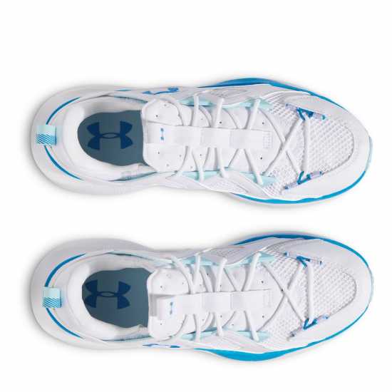 Under Armour Unisex Adults Infinite Sportstyle Runner Бяло/Поток/Синьо 