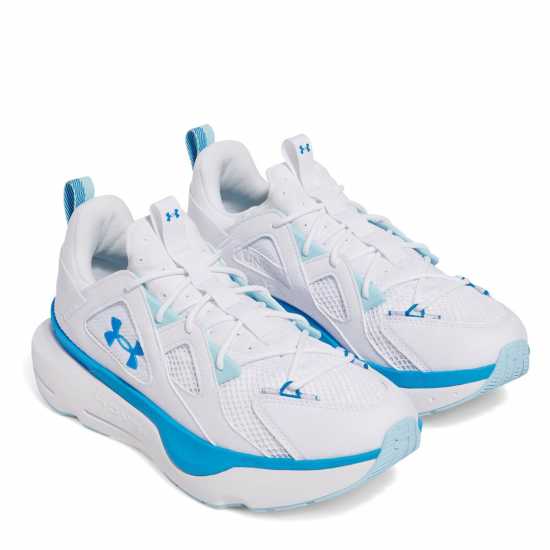 Under Armour Unisex Adults Infinite Sportstyle Runner Бяло/Поток/Синьо 