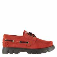 Kickers Len Boat Shoes Suede Orange Мъжки обувки