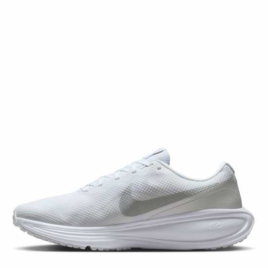 Nike Мъжки Обувки За Бягане Revolution 8 Road Running Shoes Mens Бяло/Платина Nike Мъжки Обувки За Бягане Revolution 8 Road Running Shoes Mens Бяло/Платина