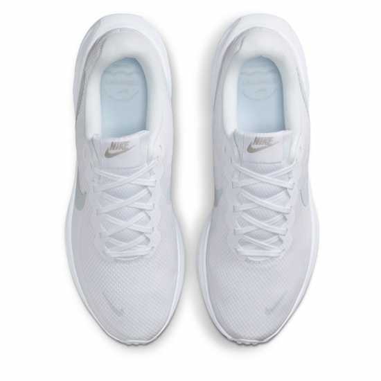 Nike Мъжки Обувки За Бягане Revolution 8 Road Running Shoes Mens Бяло/Платина Nike Мъжки Обувки За Бягане Revolution 8 Road Running Shoes Mens Бяло/Платина