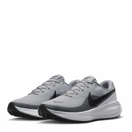 Nike Мъжки Обувки За Бягане Revolution 8 Road Running Shoes Mens Сиво/Бяло Nike Мъжки Обувки За Бягане Revolution 8 Road Running Shoes Mens Сиво/Бяло