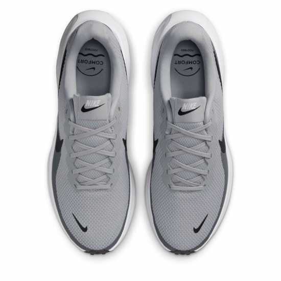 Nike Мъжки Обувки За Бягане Revolution 8 Road Running Shoes Mens Сиво/Бяло Nike Мъжки Обувки За Бягане Revolution 8 Road Running Shoes Mens Сиво/Бяло