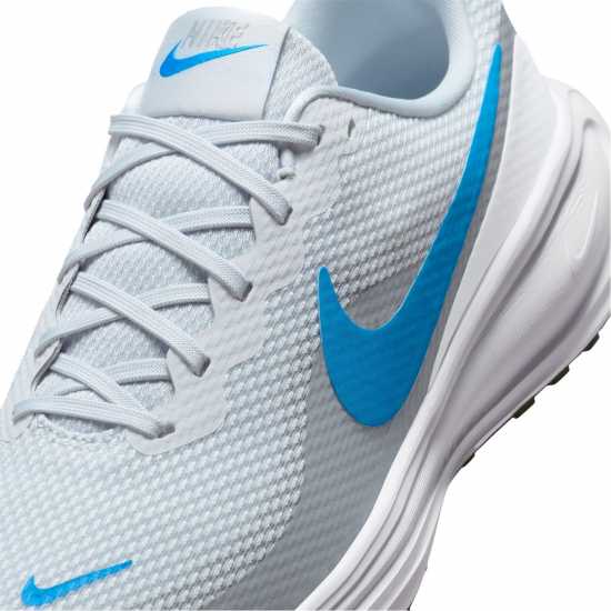Nike Мъжки Обувки За Бягане Revolution 8 Road Running Shoes Mens Чист платинум/Син 