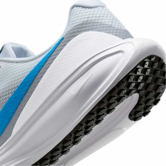 Nike Мъжки Обувки За Бягане Revolution 8 Road Running Shoes Mens Чист платинум/Син 