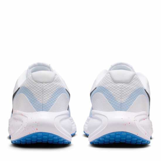 Nike Мъжки Обувки За Бягане Revolution 8 Road Running Shoes Mens White/Blu/Orang Nike Мъжки Обувки За Бягане Revolution 8 Road Running Shoes Mens White/Blu/Orang