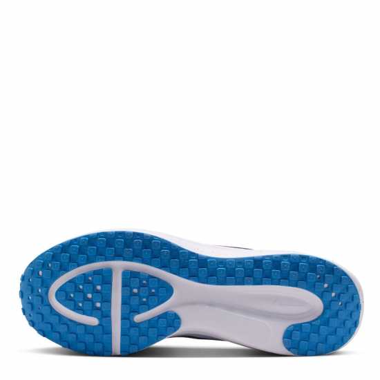 Nike Мъжки Обувки За Бягане Revolution 8 Road Running Shoes Mens White/Blu/Orang Nike Мъжки Обувки За Бягане Revolution 8 Road Running Shoes Mens White/Blu/Orang