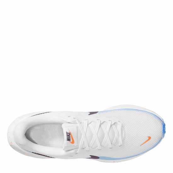 Nike Мъжки Обувки За Бягане Revolution 8 Road Running Shoes Mens White/Blu/Orang Nike Мъжки Обувки За Бягане Revolution 8 Road Running Shoes Mens White/Blu/Orang