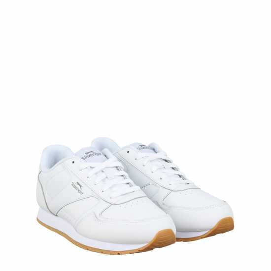 Мъжки маратонки Slazenger Classic Trainers Mens Бяло/Гума Slazenger Classic Trainers Mens Бяло/Гума Мъжки маратонки