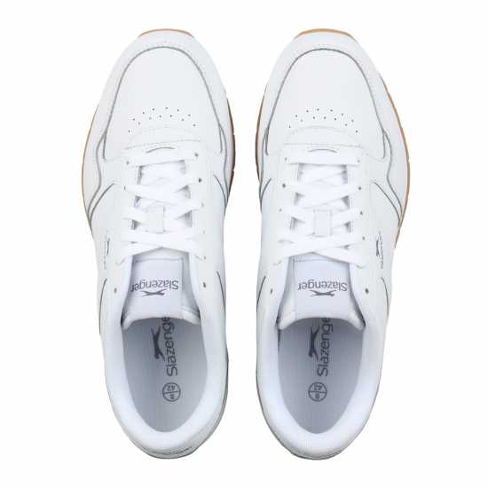 Мъжки маратонки Slazenger Classic Trainers Mens Бяло/Гума Slazenger Classic Trainers Mens Бяло/Гума Мъжки маратонки
