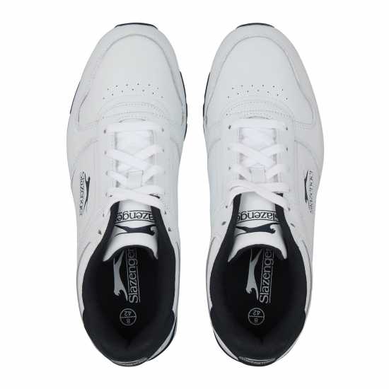 Мъжки маратонки Slazenger Classic Trainers Mens Бяло/Морско синьо Slazenger Classic Trainers Mens Бяло/Морско синьо Мъжки маратонки