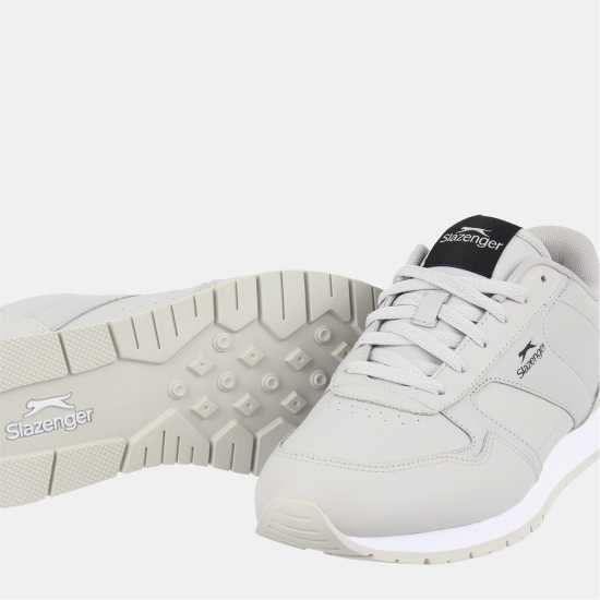 Мъжки маратонки Slazenger Classic Trainers Mens Grey/Blk/White Slazenger Classic Trainers Mens Grey/Blk/White Мъжки маратонки