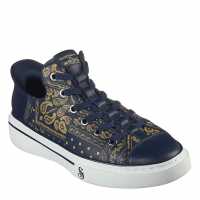 Skechers Print Leather Mid-Top Lace