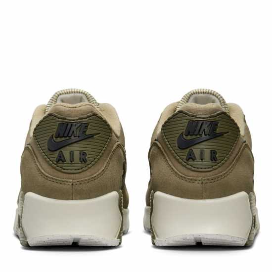 Nike Air Max 90 Trainers Mens Olive/Blk/Wht Мъжки маратонки