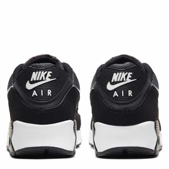 Nike Air Max 90 Trainers Mens Black/White Мъжки високи кецове