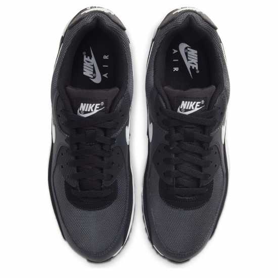 Nike Air Max 90 Trainers Mens Black/White - Мъжки високи кецове