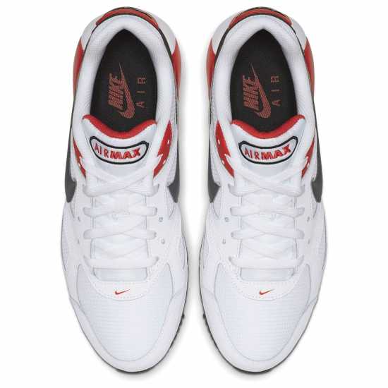 Nike Air Max Ivo Trainers White/Blk/Red Мъжки високи кецове