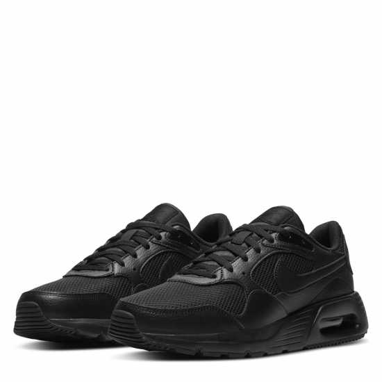 Nike Air Max Sc Shoes Mens Triple Black - Мъжки високи кецове
