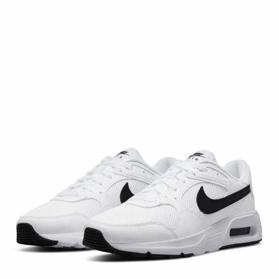 Nike Air Max Sc Shoes Mens Бяло/Черно Nike Air Max Sc Shoes Mens Бяло/Черно