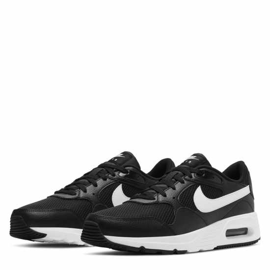 Nike Air Max Sc Shoes Mens Черно/Бяло Nike Air Max Sc Shoes Mens Черно/Бяло
