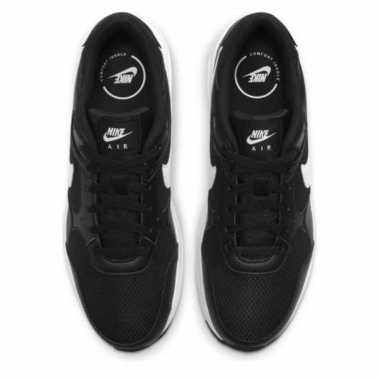 Nike Air Max Sc Shoes Mens Черно/Бяло Nike Air Max Sc Shoes Mens Черно/Бяло