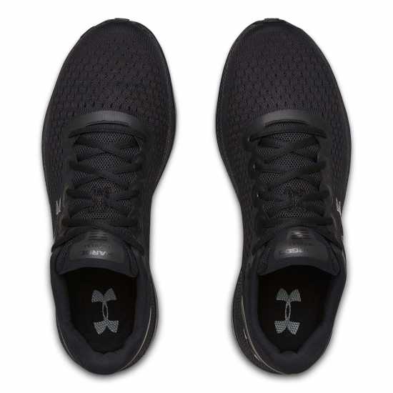 Under Armour Armour Charged Impulse Trainers Mens Triple Black Мъжки маратонки