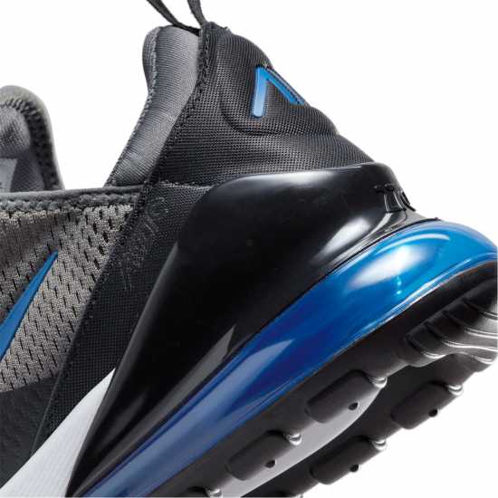 Nike Air Max 270 Trainers Mens Grey/Royal/Wht Мъжки маратонки