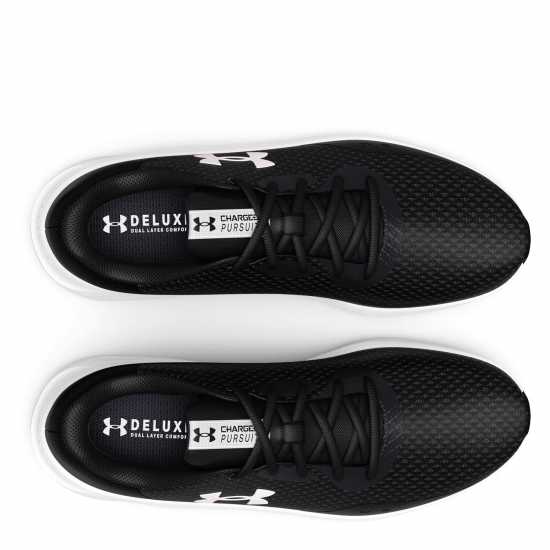 Under Armour Мъжки Маратонки Armour Charged Pursuit 3 Mens Trainers Black/White - Мъжки маратонки