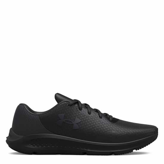 Under Armour Мъжки Маратонки Armour Charged Pursuit 3 Mens Trainers Triple Black Мъжки маратонки
