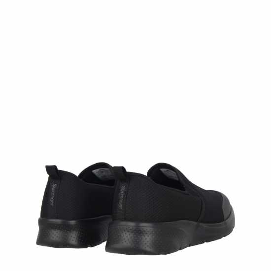 Slazenger Мъжки Обувки Без Връзки Zeal Mens Slip On Shoes Black/Black Мъжки маратонки