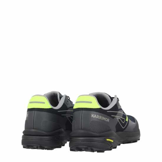 Karrimor Verge Trail Runners Mens Black/Lime Мъжки маратонки