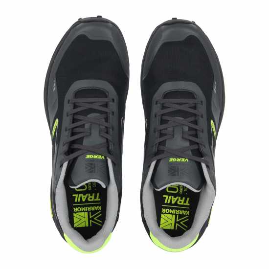 Karrimor Verge Trail Runners Mens Black/Lime Мъжки маратонки