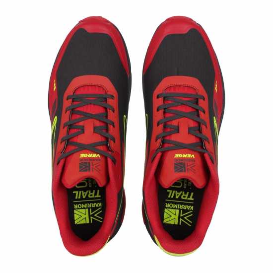 Мъжки маратонки Karrimor Verge Trail Runners Mens Червен/Черен Karrimor Verge Trail Runners Mens Червен/Черен Мъжки маратонки