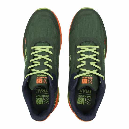 Мъжки маратонки Karrimor Verge Trail Runners Mens Зелен/Оранжев Karrimor Verge Trail Runners Mens Зелен/Оранжев Мъжки маратонки
