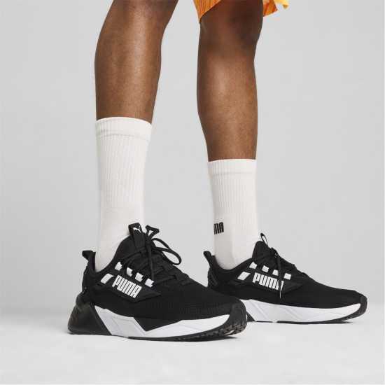 Puma Retaliate 3 Runners Mens Черно/Бяло 
