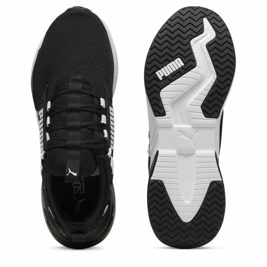 Puma Retaliate 3 Runners Mens Черно/Бяло 
