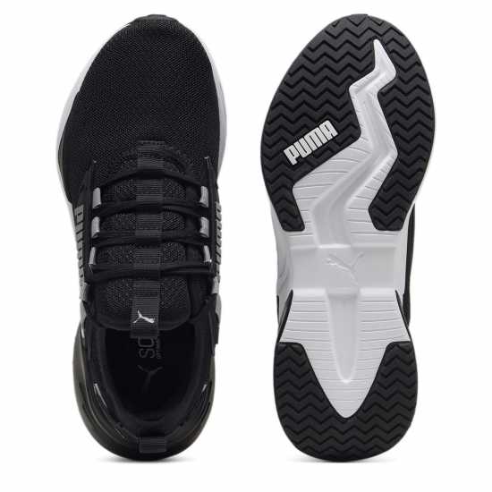 Puma Retaliate 3 Runners Mens Black/White Puma Retaliate 3 Runners Mens Black/White