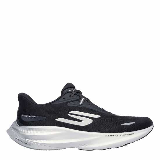Мъжки маратонки за бягане Skechers Aero Spark Running Trainers Mens Black/White Skechers Aero Spark Running Trainers Mens Black/White Мъжки маратонки за бягане