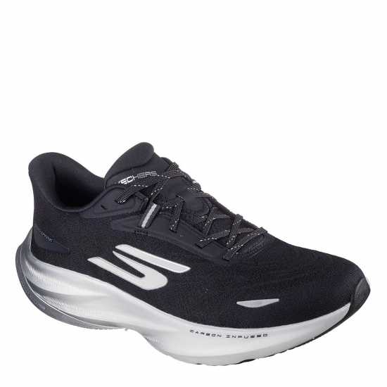 Мъжки маратонки за бягане Skechers Aero Spark Running Trainers Mens Black/White Skechers Aero Spark Running Trainers Mens Black/White Мъжки маратонки за бягане