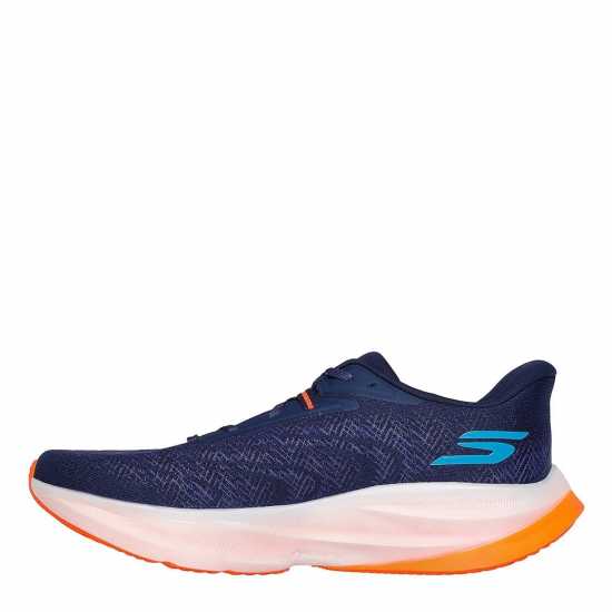 Мъжки маратонки за бягане Skechers Aero Spark Running Trainers Mens Navy/Orange Skechers Aero Spark Running Trainers Mens Navy/Orange Мъжки маратонки за бягане
