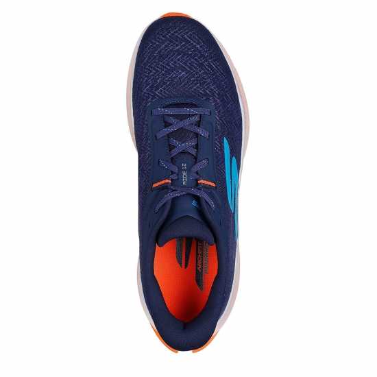 Мъжки маратонки за бягане Skechers Aero Spark Running Trainers Mens Navy/Orange Skechers Aero Spark Running Trainers Mens Navy/Orange Мъжки маратонки за бягане