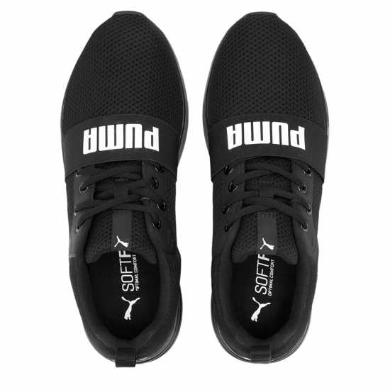 Puma Wired Runners Mens Black/White Мъжки маратонки